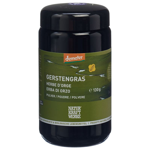 NATURKRAFTWERKE Gerstengras Pulver Demeter 130 g