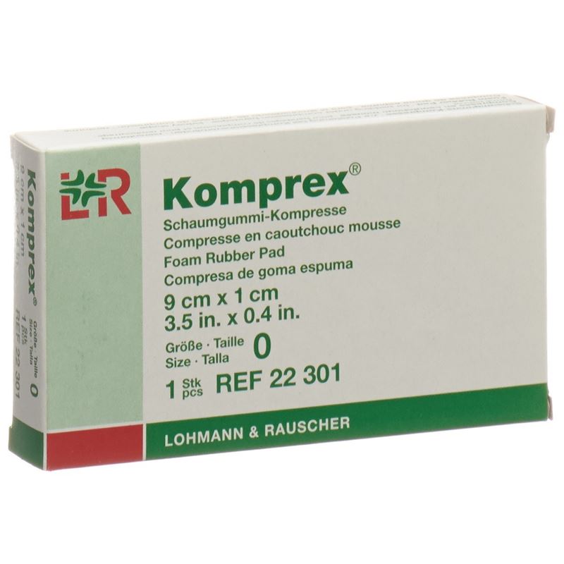 KOMPREX Schaumgummi Kompresse 9x5x1cm