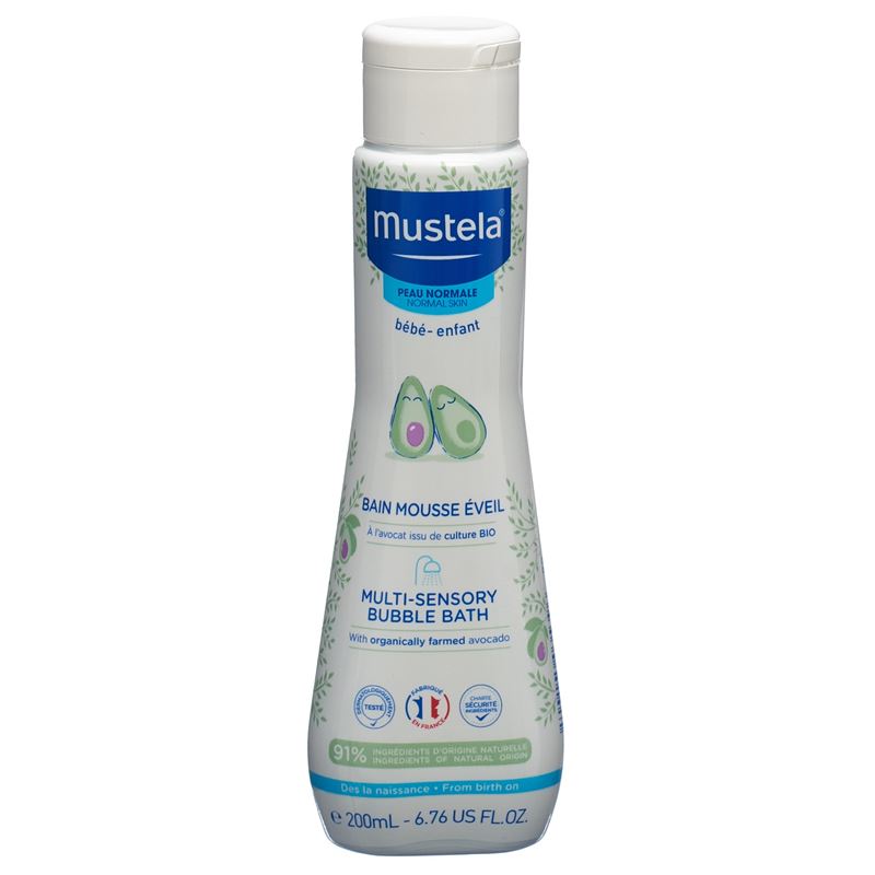 MUSTELA Anregendes Schaumbad normale Haut 200 ml