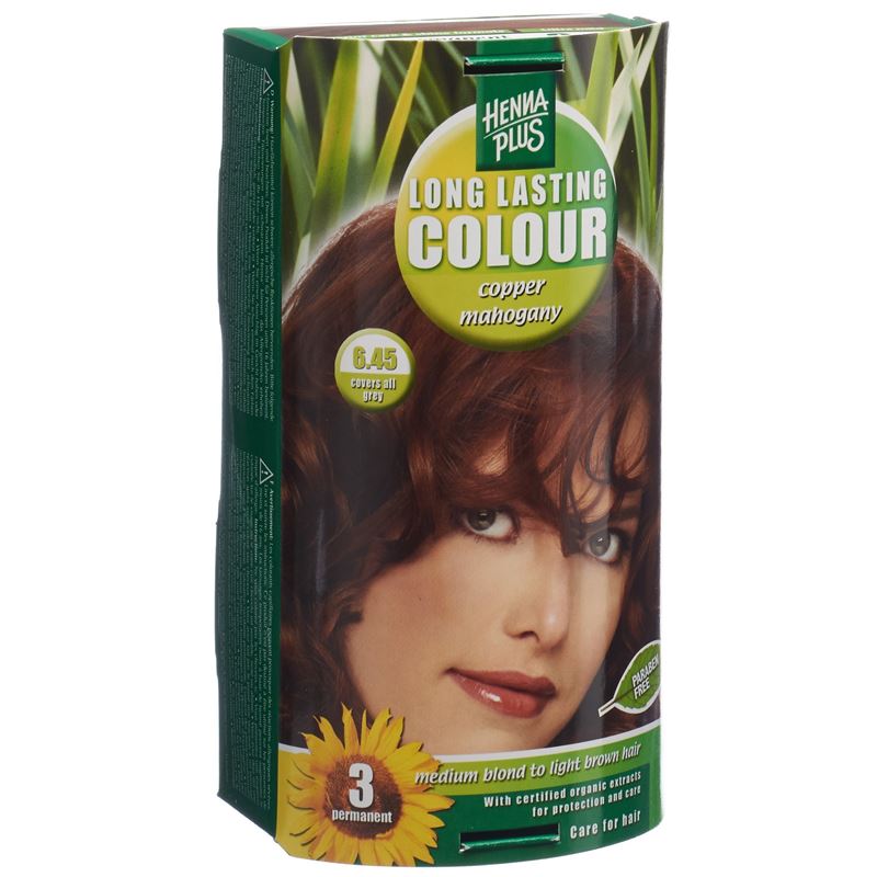 HENNA PLUS Long Last Colour 6.45 kupfer mahagoni