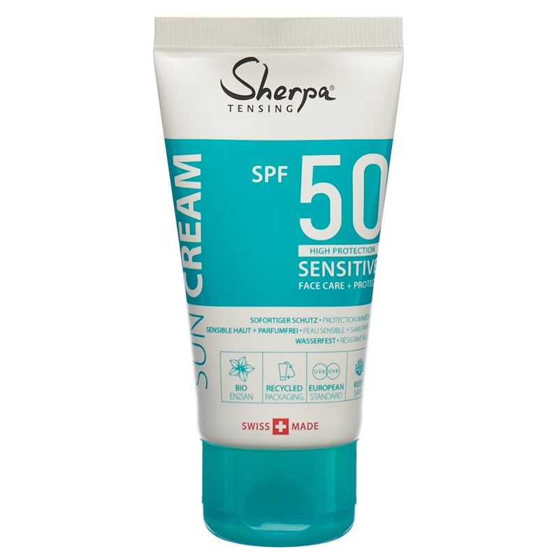 SHERPA TENSING Sonnencreme SPF 50 SENSIT Tb 50 ml