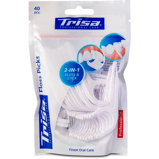 TRISA Floss Picks Professional 40 Stk