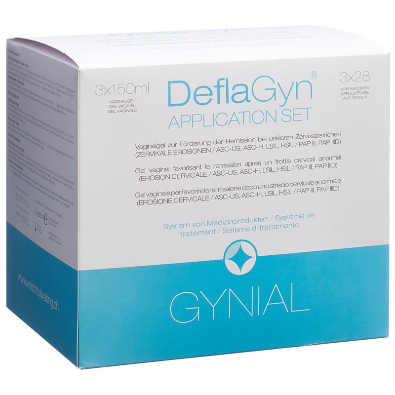 DEFLAGYN Vaginalgel (3x28 Applikatoren) 3 x 150 ml