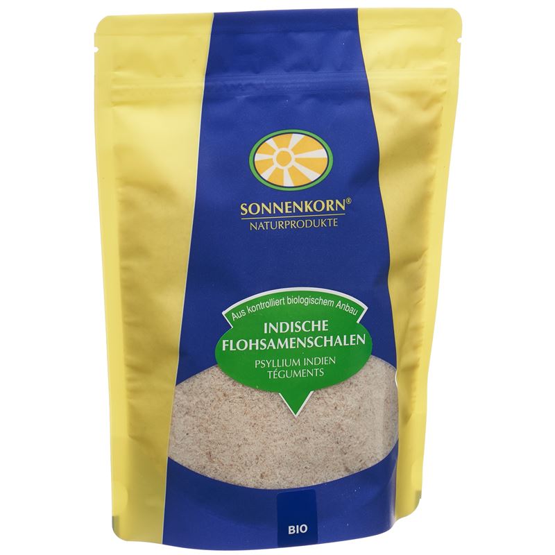 SONNENKORN Indische Flohsamenschalen Bio 99% 220 g