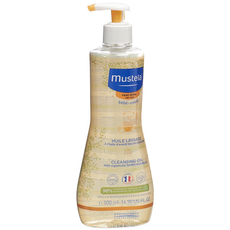 MUSTELA Waschöl trockene Haut 500 ml