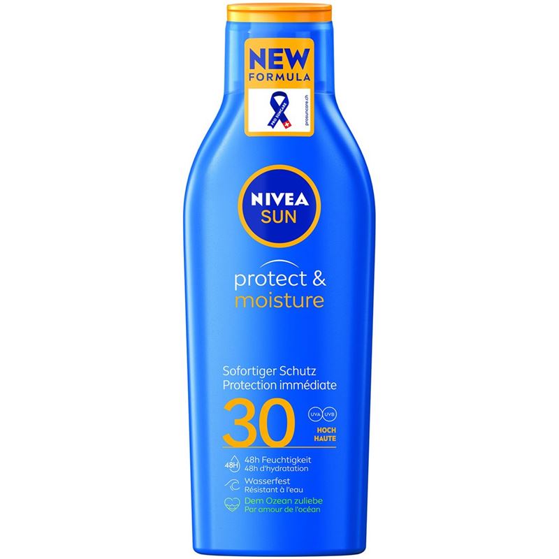 NIVEA Sun Protect&Moisture Sonnenmil LSF 30 250 ml