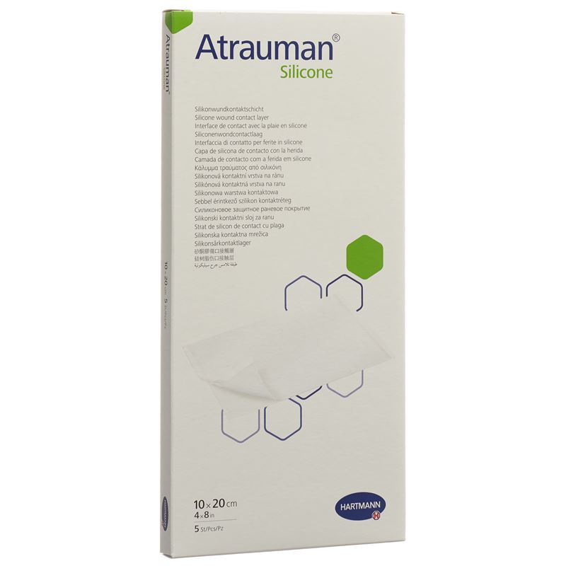 ATRAUMAN Silicone 10x20cm steril 5 Stk