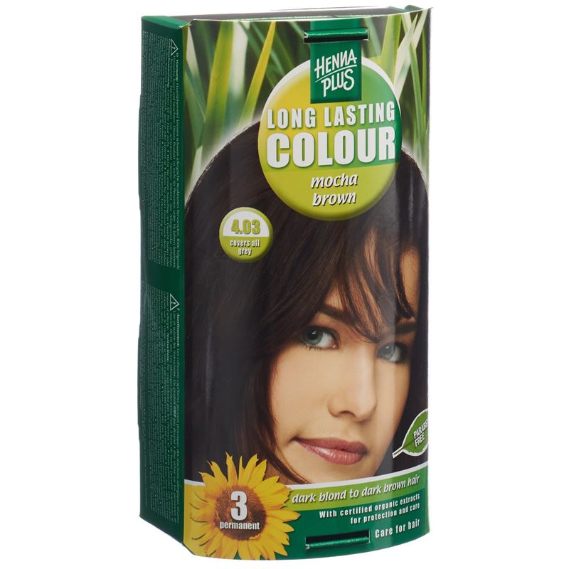 HENNA PLUS Long Last Colour 4.03 mokkabraun