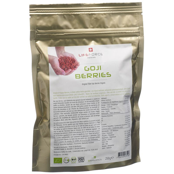 QIBALANCE Goji Berries getrocknet Bio Btl 250 g