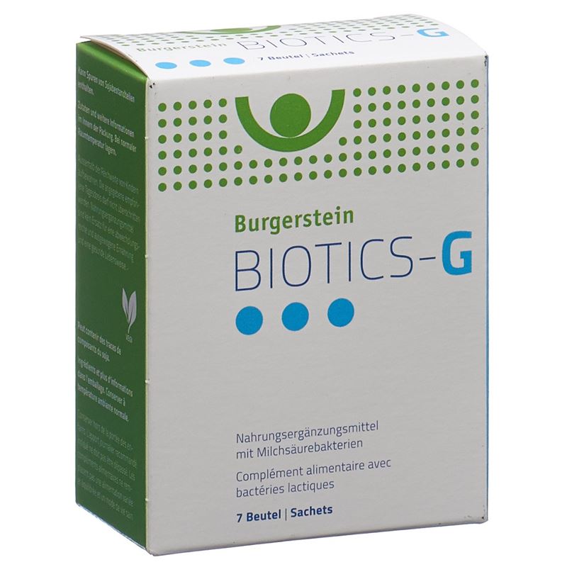 BURGERSTEIN Biotics-G Plv Btl 7 Stk