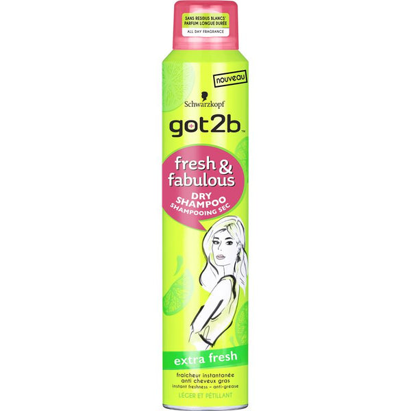 GOT2B fresh&fabulous dry shampoo regular 200 ml