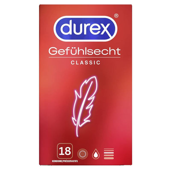 DUREX Gefühlsecht Classic Präservativ 18 Stk