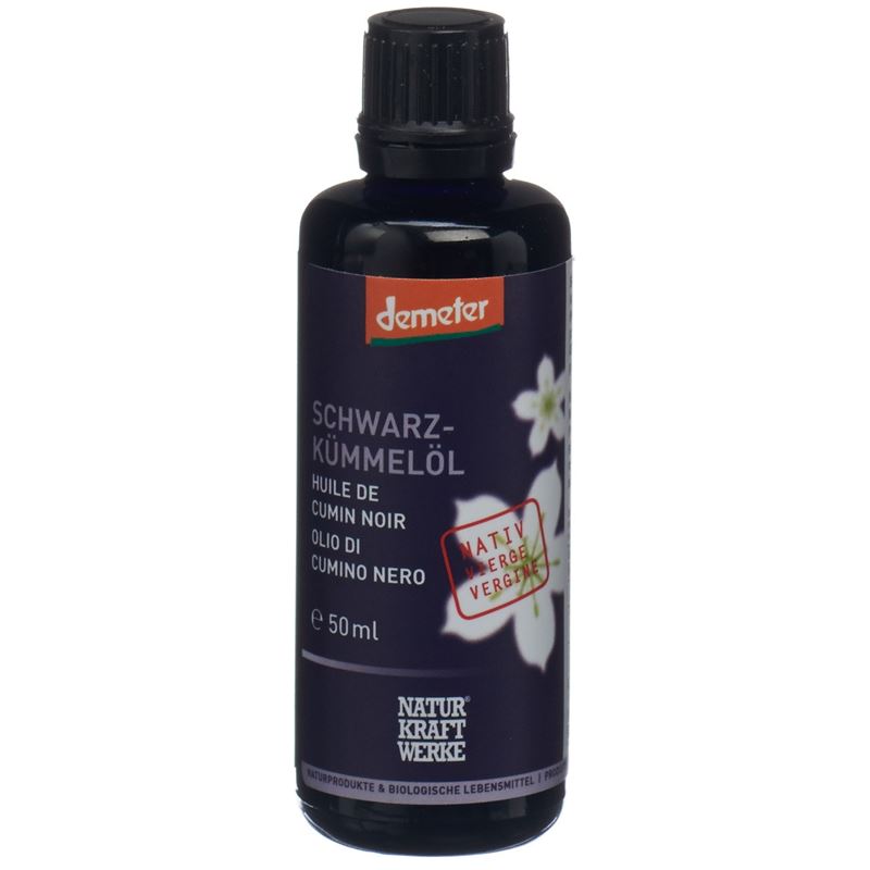 NATURKRAFTWERKE Schwarzkümmelöl Demeter 50 ml