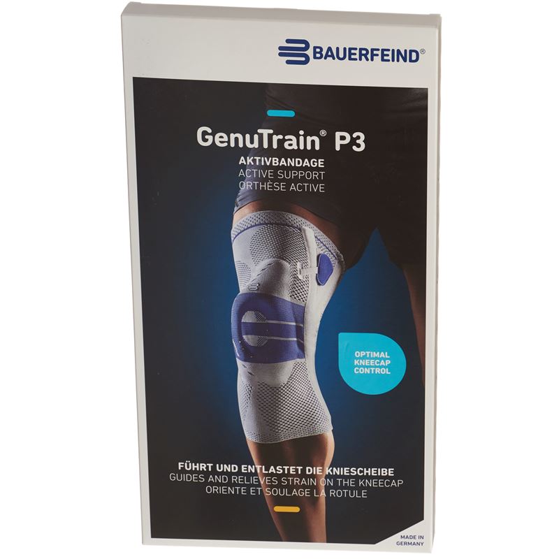 GENUTRAIN P3 Aktivbandage Gr4 links titan