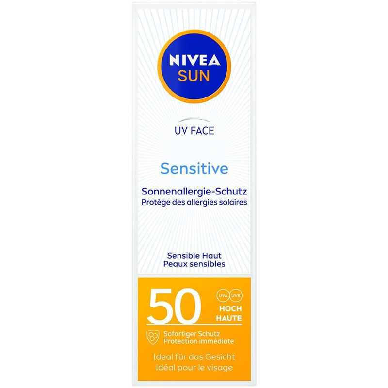 NIVEA Sun UV Face Sensitive LSF50 50 ml