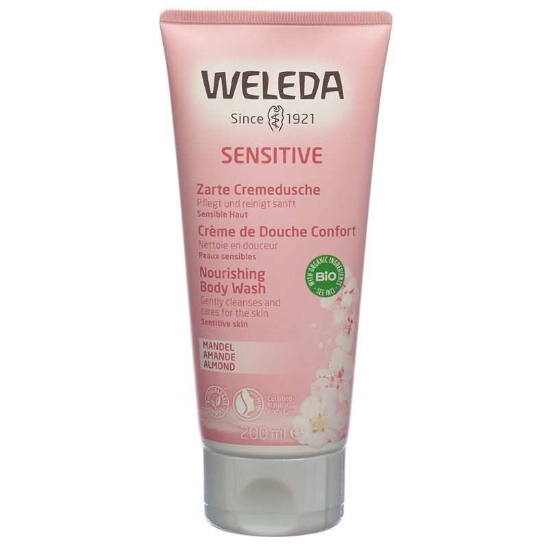 WELEDA MANDEL Sensitiv Pflegedusche Tb 200 ml