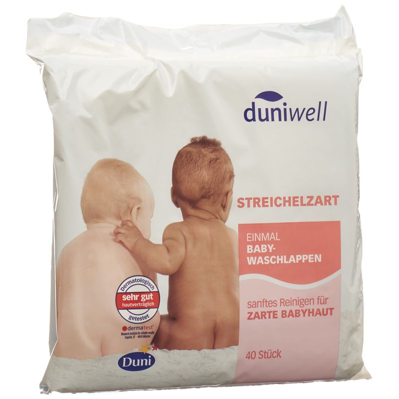 DUNIWELL Baby Waschlappen 40 Stk