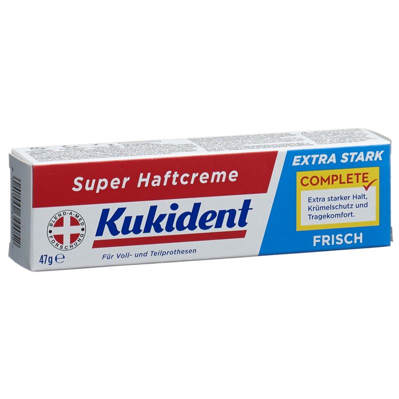 KUKIDENT Super-Haftcreme extra stark frisch 47 g