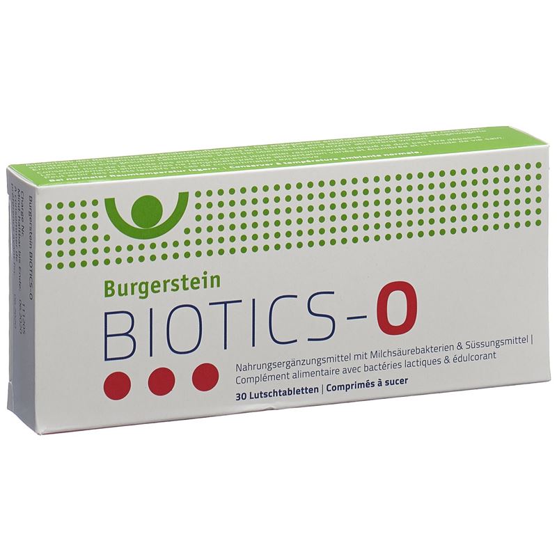 BURGERSTEIN Biotics-O Tabl Blist 30 Stk