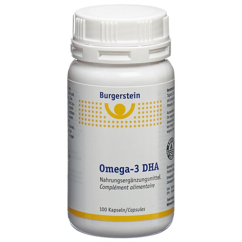 BURGERSTEIN Omega-3 DHA Kaps 100 Stk