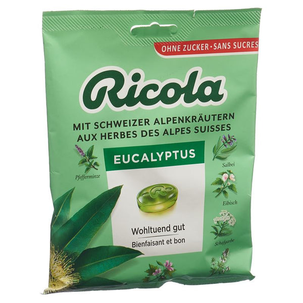 RICOLA Eucalyptus Bonbons o Zucker Btl 125 g