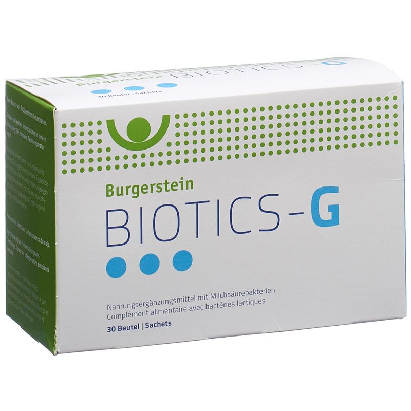 BURGERSTEIN Biotics-G Plv Btl 30 Stk