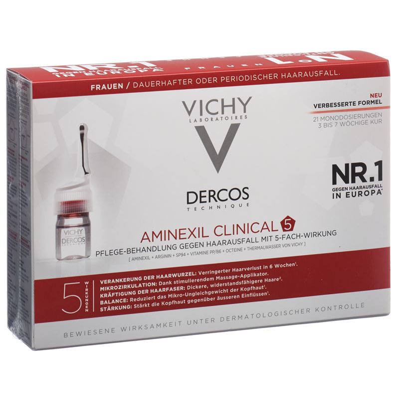 VICHY Dercos Aminexil Clinical 5 Frauen 21 x 6 ml