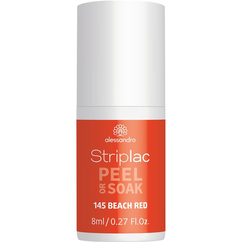 ALESSAN Striplac 2 0 Peel or Soak Beach Red