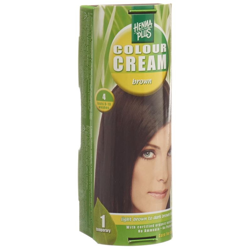 HENNA PLUS Colour Cream 4 braun 60 ml