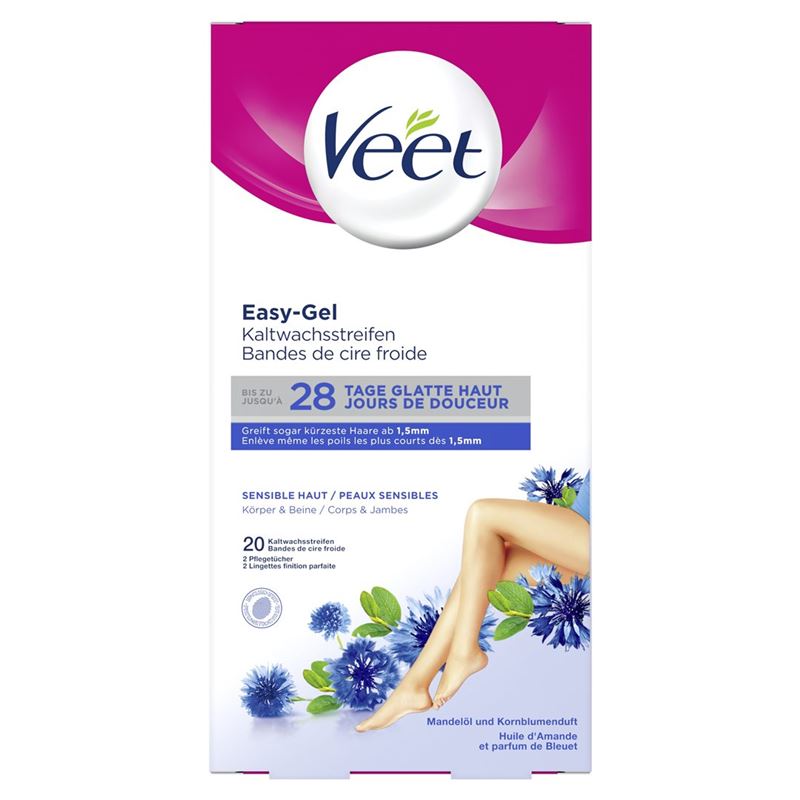 VEET Kaltwachsstreif Bikini&Achseln sens 8 x 2 Stk