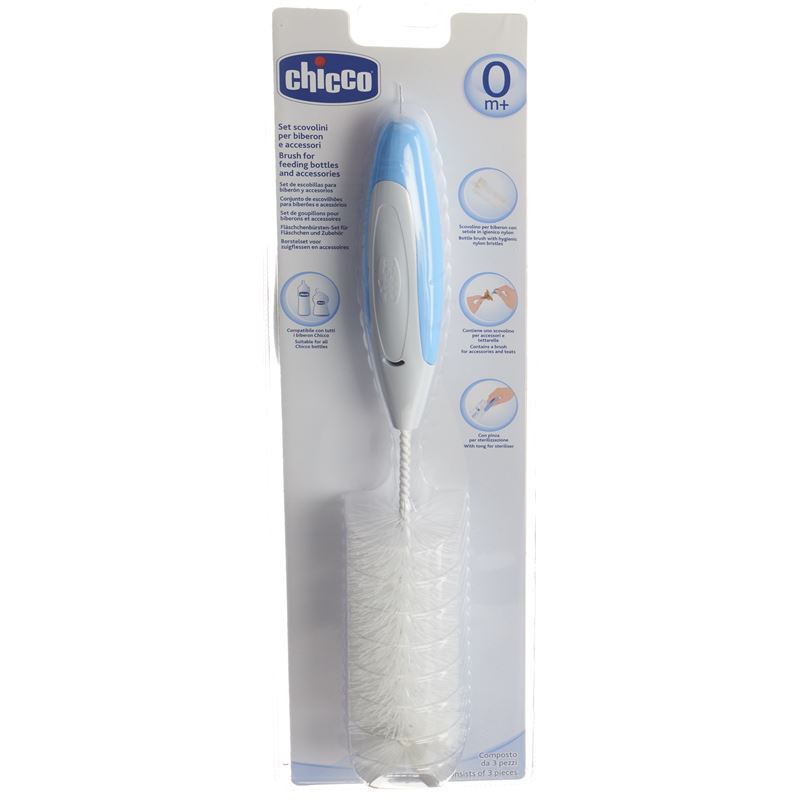 CHICCO Flaschenbürsten Set 3in1