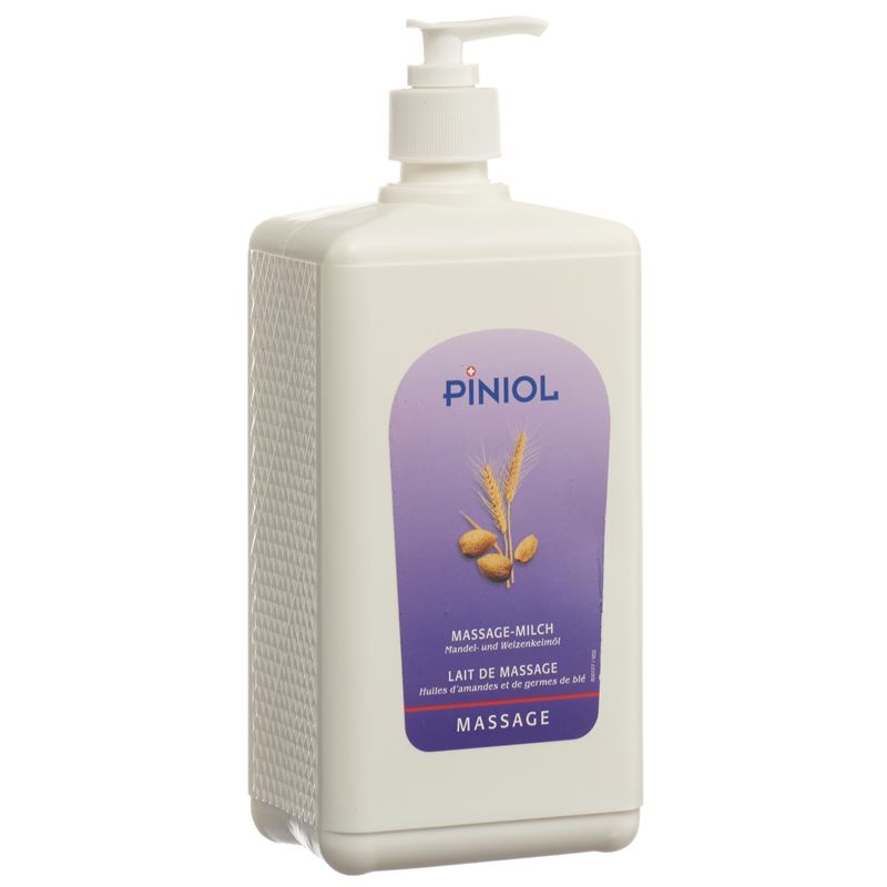 PINIOL Massagemilch m Mandel-Weizenkeimöl 1000 ml