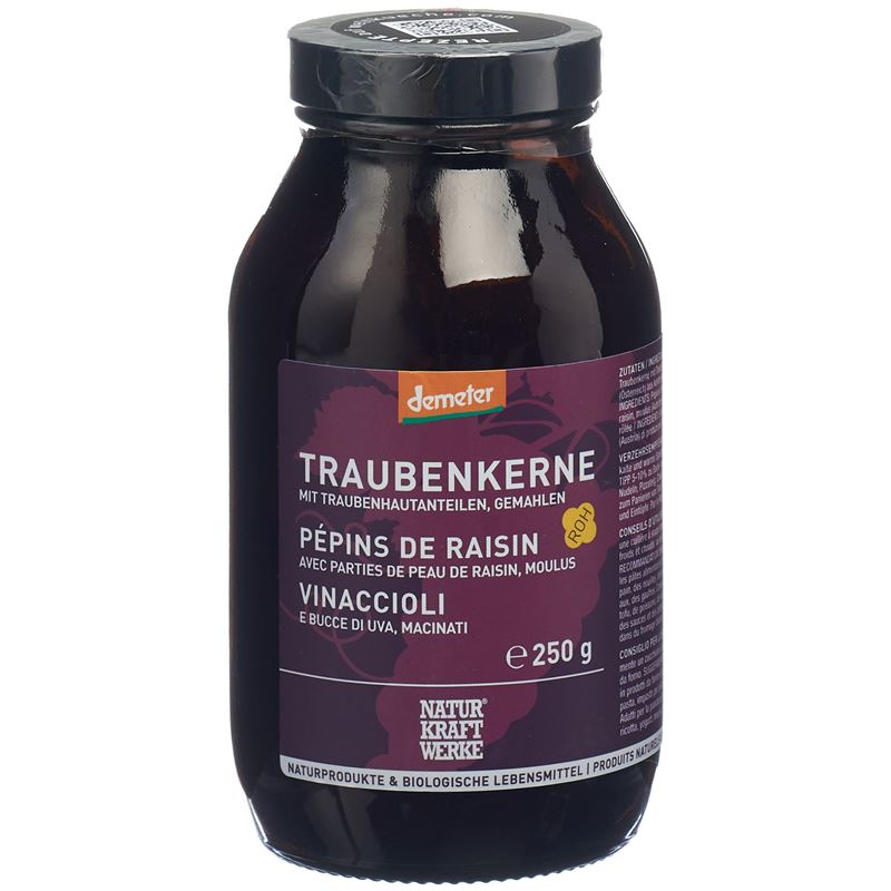 NATURKRAFTWERKE Traubenkerne gem Demeter 250 g