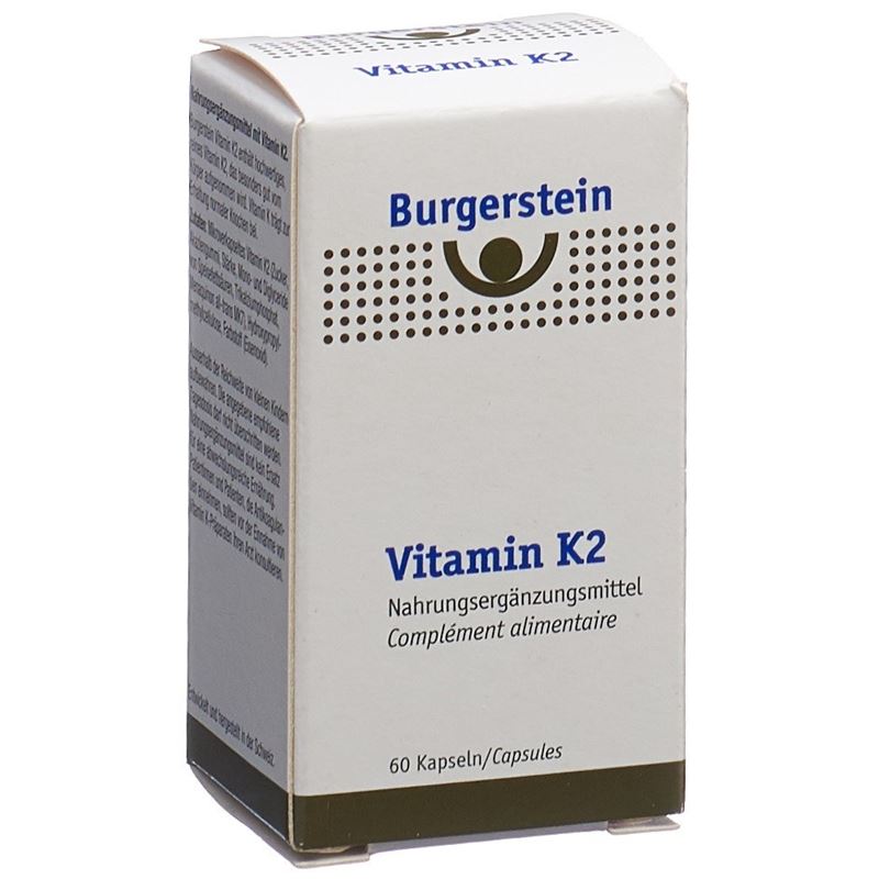 BURGERSTEIN Vitamin K2 Kaps 180 mcg Ds 60 Stk