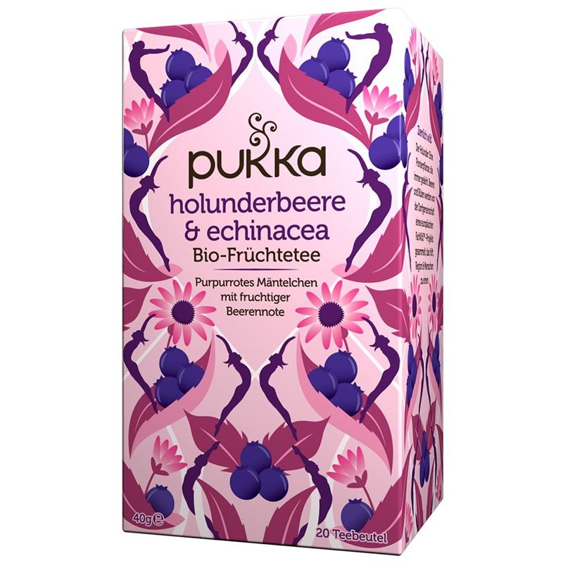 PUKKA Holunderbeere&Echinacea Tee Bio Btl 20 Stk