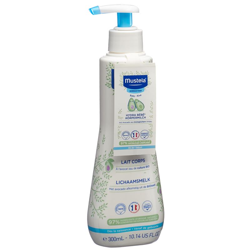 MUSTELA Hydra Bébé Körpermilch normale Haut 300 ml