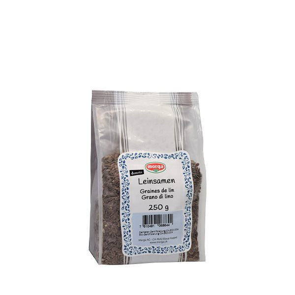 MORGA Leinsamen Bio Demeter Btl 250 g