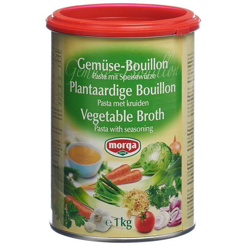 MORGA Gemüse Bouillon Paste mit Speisewürze 1 kg