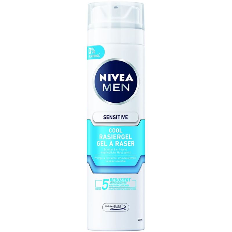 NIVEA Men Sensitive Cool Rasiergel (neu) 200 ml