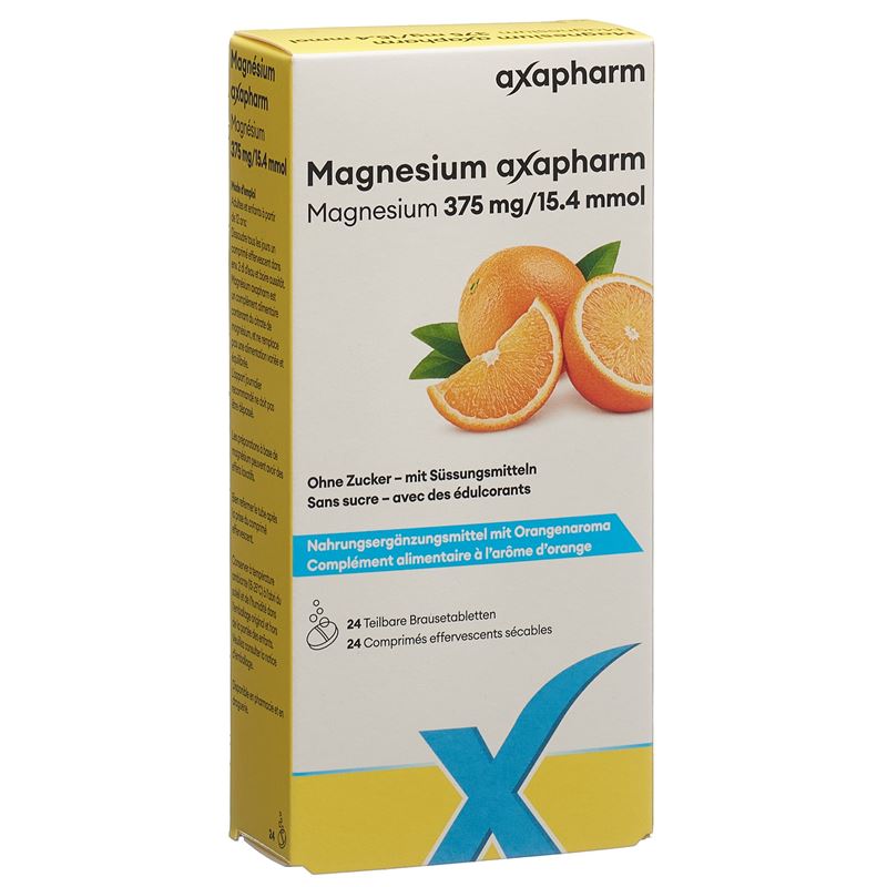 MAGNESIUM AXAPHARM Brausetabl 375 mg 24 Stk