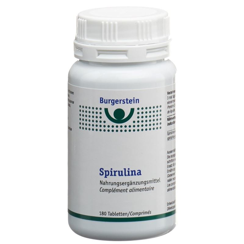 BURGERSTEIN Spirulina Tabl Ds 180 Stk