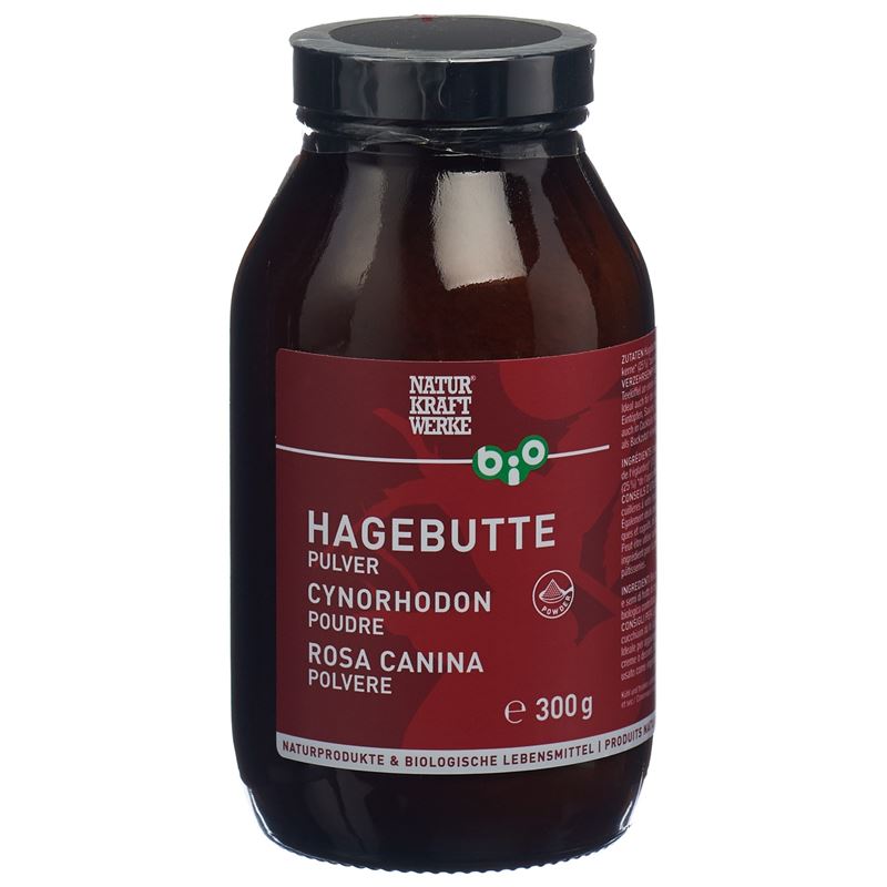 NATURKRAFTWERKE Hagebutte Pulver Bio 300 g