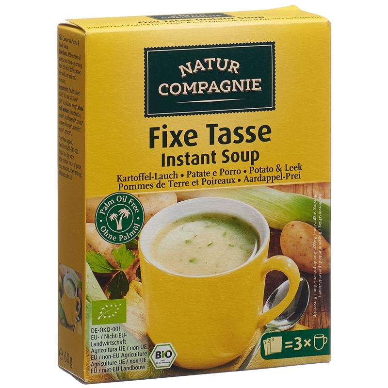 NATUR COMPAGNIE Instant Suppe Kart Lauch Bio 60 g