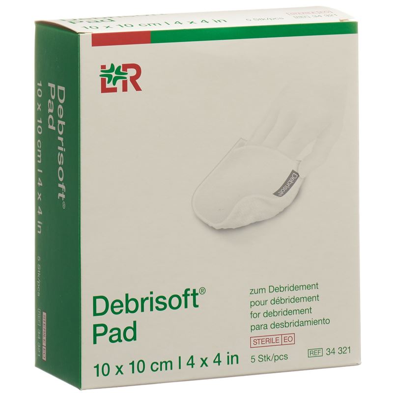 DEBRISOFT Kompressen 10x10cm steril 5 Stk