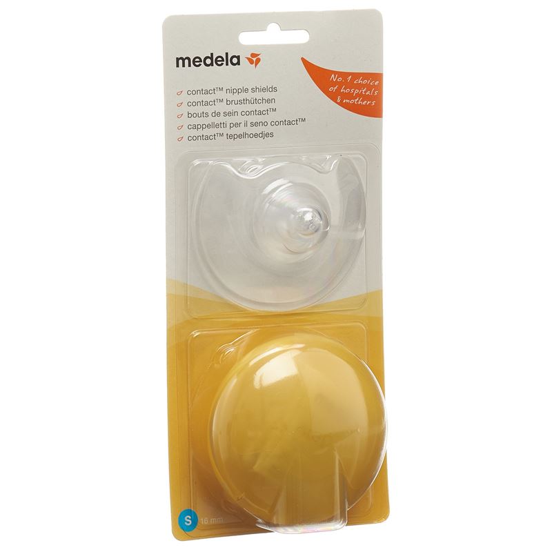 MEDELA Contact Brusthütchen S 16mm mit Box 1 Paar