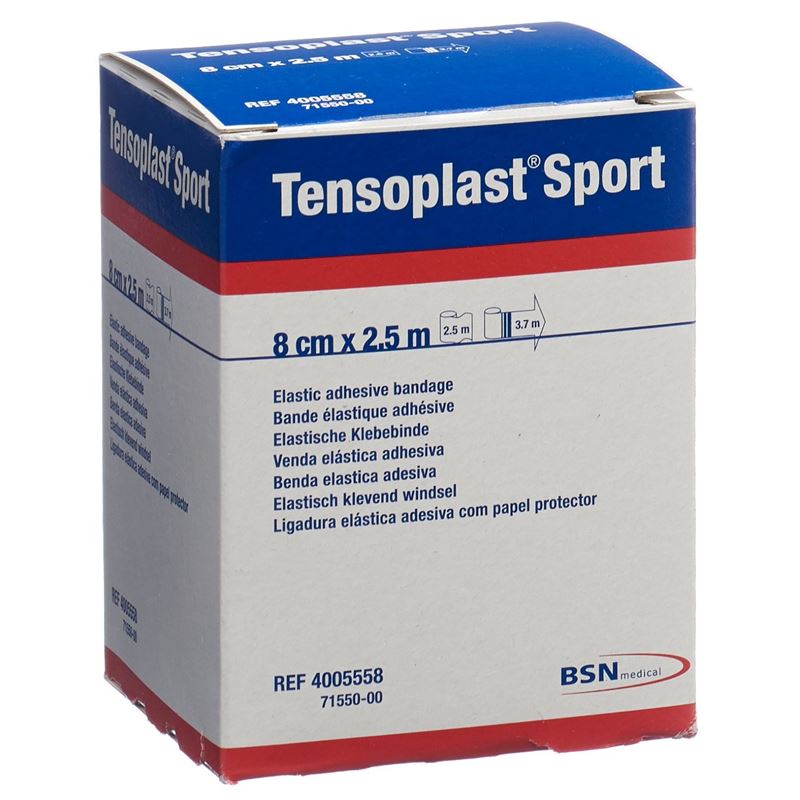 TENSOPLAST SPORT Elastisches Tape 8cmx2.5m