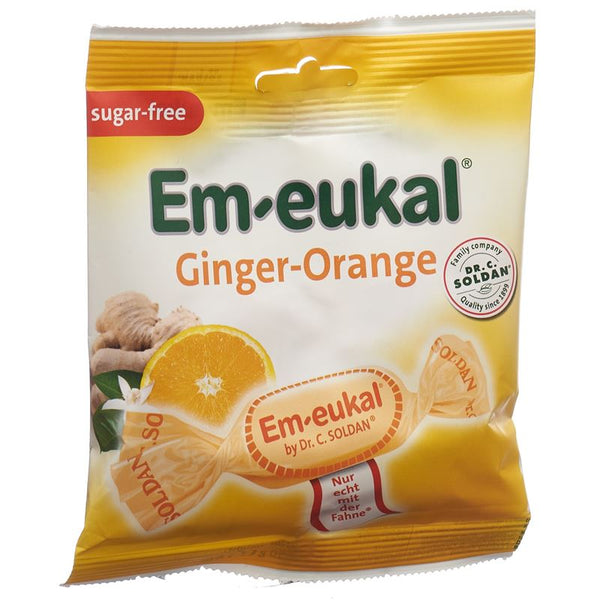SOLDAN EM-EUKAL Ginger-Orange zuckerfrei Btl 50 g