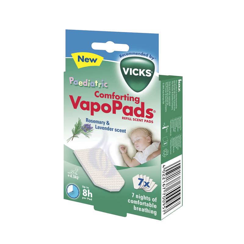 VICKS VapoPads VBR7 Nachfüll Rosmarin Lavend 7 Stk