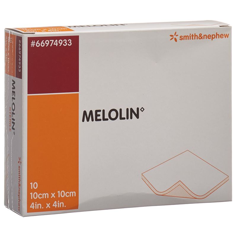 MELOLIN Wundkompressen 10x10cm steril 10 Btl