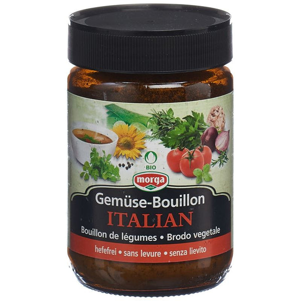 MORGA Gemüse Bouillon hefefr Italian Bio Kno 200 g